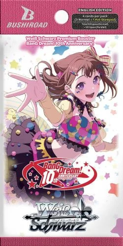 Weiss Schwarz: BanG Dream! 10th Anniversary! 1st Edition English - 1 Booster